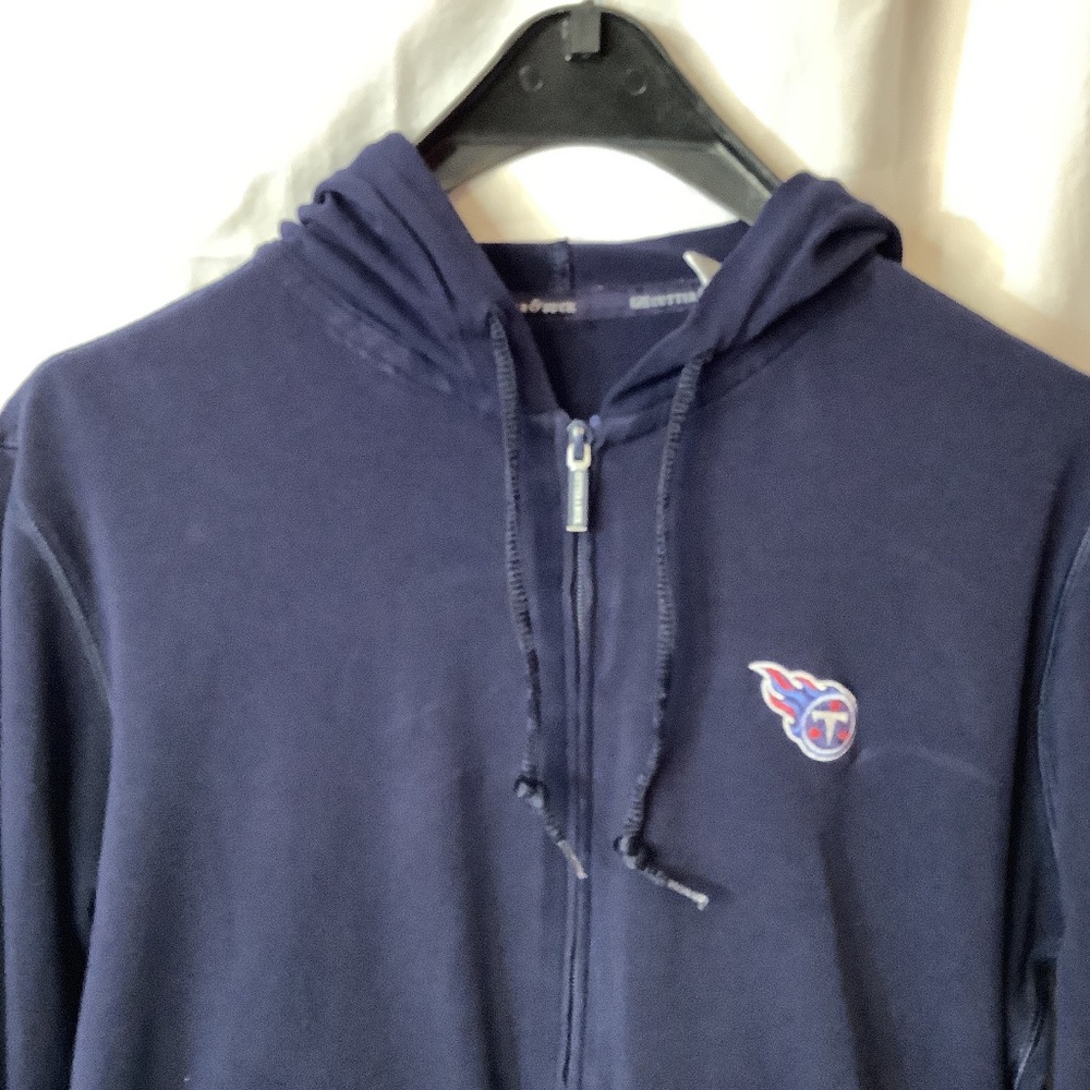 EUC Cutter & Buck Navy Titans jacket hoodie